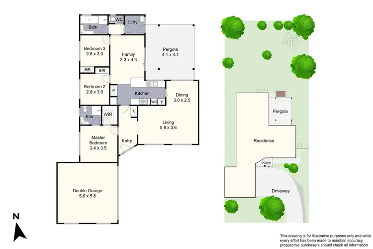 Floorplan of Homely house listing, 137 Pound Road, Hampton Park VIC 3976
