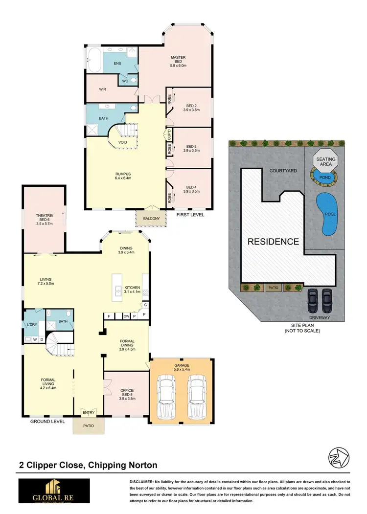 Floorplan of Homely house listing, 2 Clipper Close, Chipping Norton NSW 2170