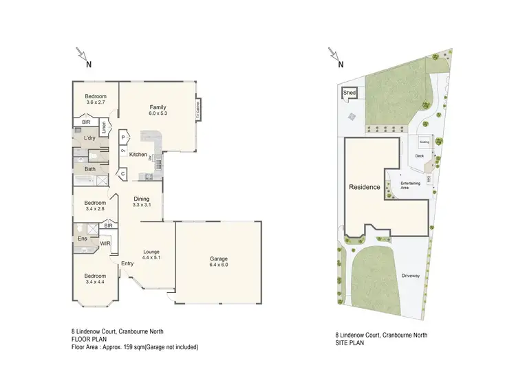 Floorplan of Homely house listing, 8 Lindenow Court, Cranbourne North VIC 3977