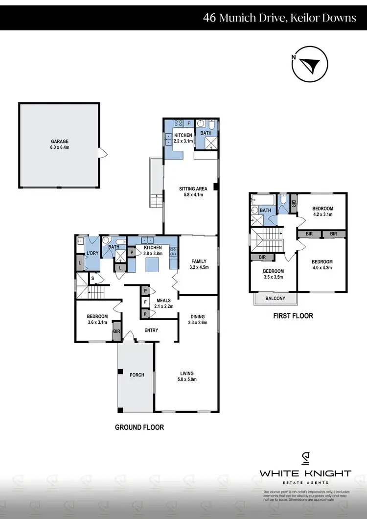Floorplan of Homely house listing, 46 Munich Drive, Keilor Downs VIC 3038