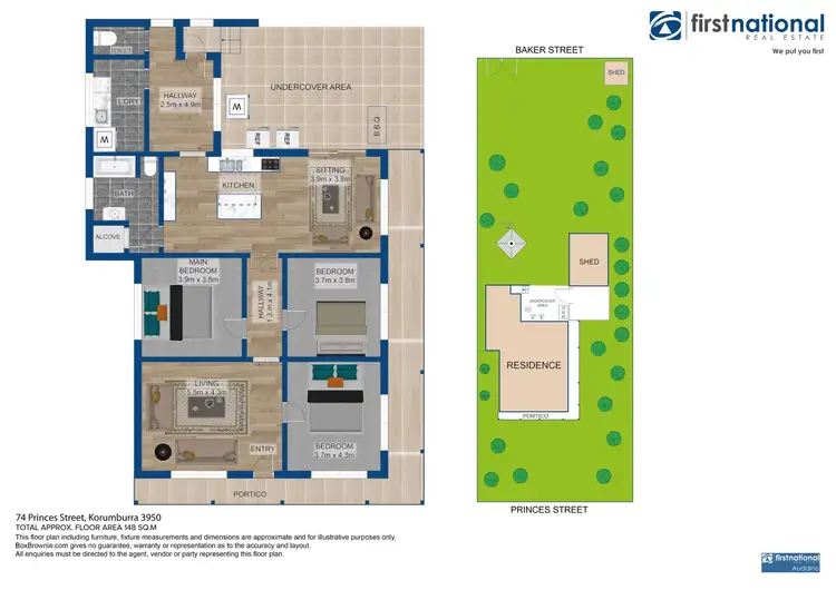 Floorplan of Homely house listing, 74 Princes Street, Korumburra VIC 3950