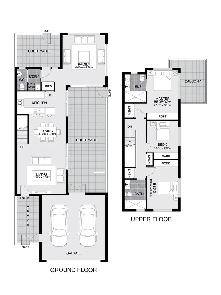 Floorplan of Homely townhouse listing, 87/215 Aspinall Street, Watson ACT 2602
