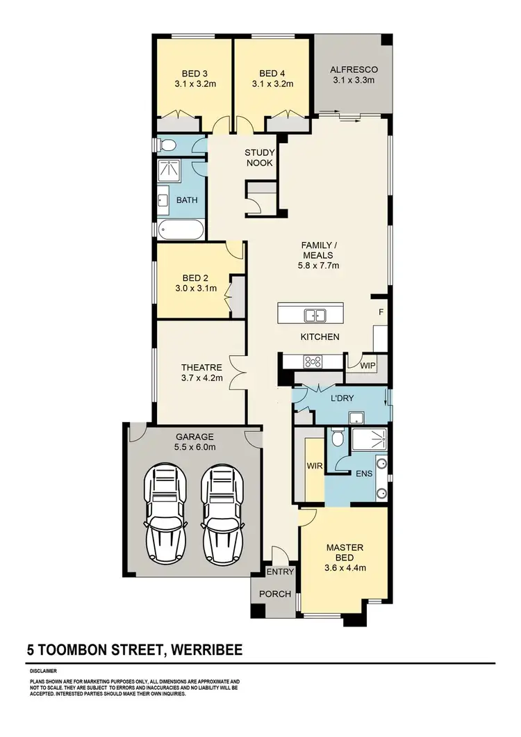 Floorplan of Homely house listing, 5 Toombon Street, Werribee VIC 3030
