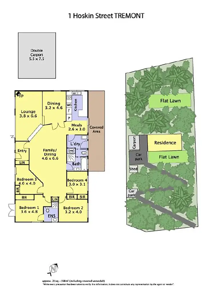 Floorplan of Homely house listing, 1 Hoskins Street, Tremont VIC 3785