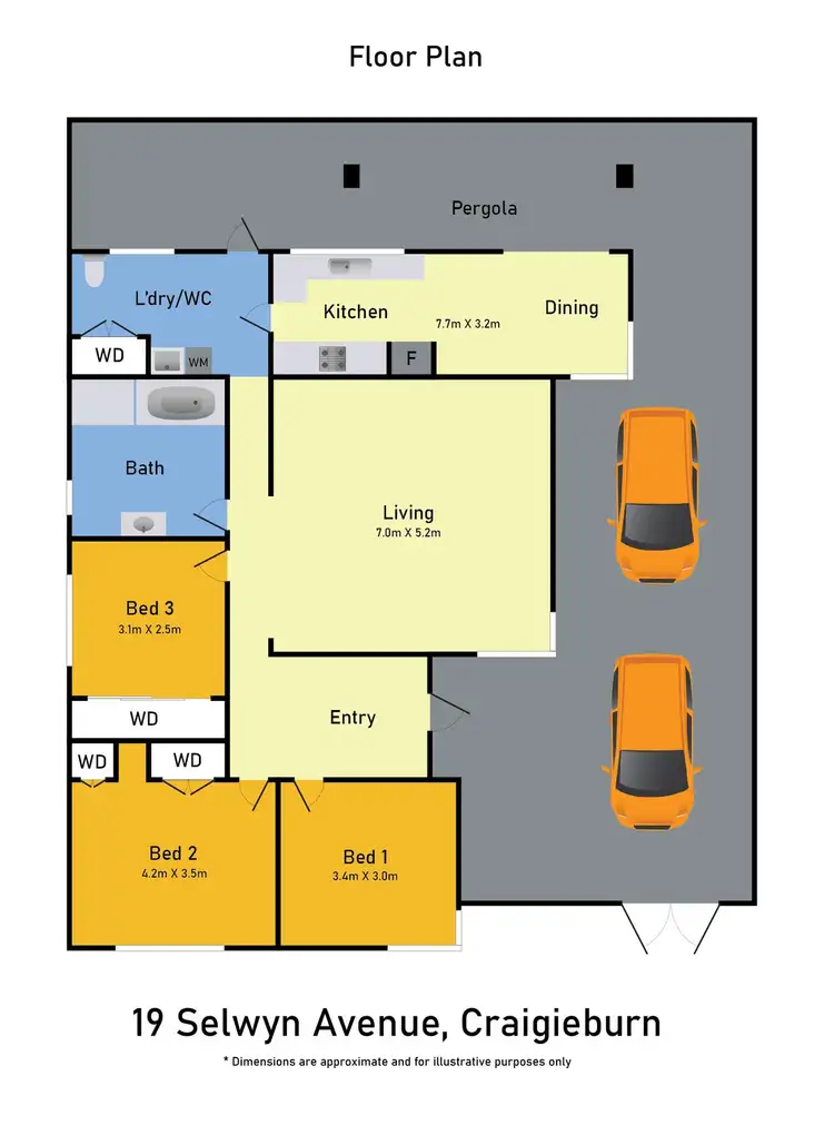 Floorplan of Homely house listing, 19 Selwyn Avenue, Craigieburn VIC 3064
