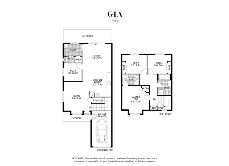 Floorplan of Homely house listing, 42A Helena Road, Cecil Hills NSW 2171