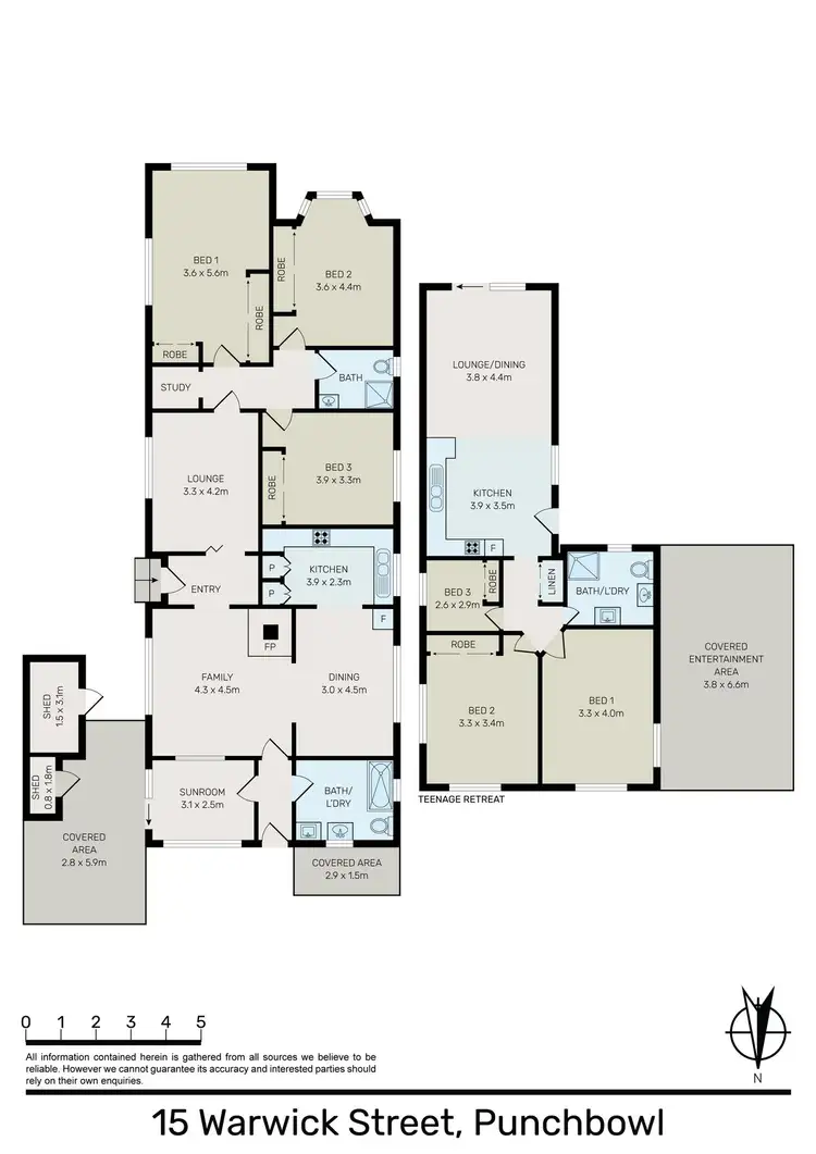 Floorplan of Homely house listing, 15 Warwick Street, Punchbowl NSW 2196