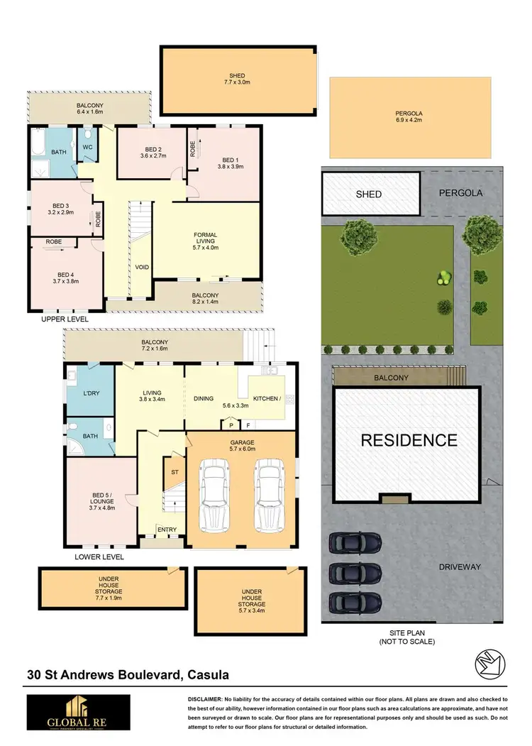 Floorplan of Homely house listing, 30 St Andrews Blvd, Casula NSW 2170