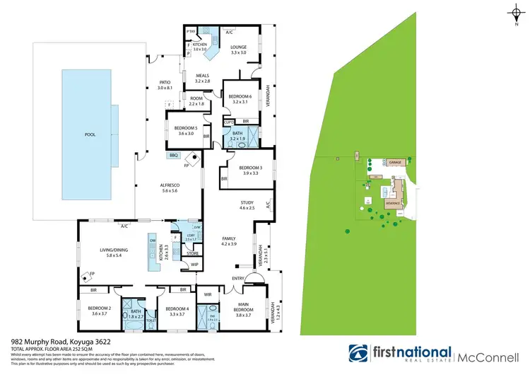 Floorplan of Homely rural property listing, 982 Murphy Road, Koyuga VIC 3622