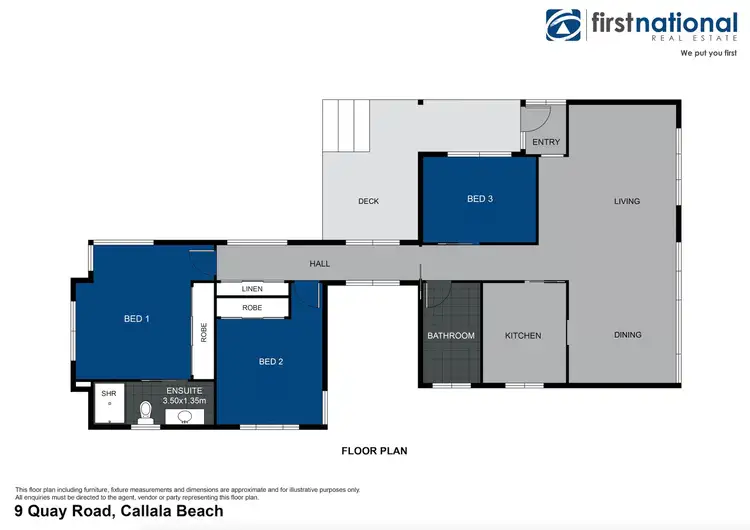 Floorplan of Homely house listing, 9 Quay Road, Callala Beach NSW 2540