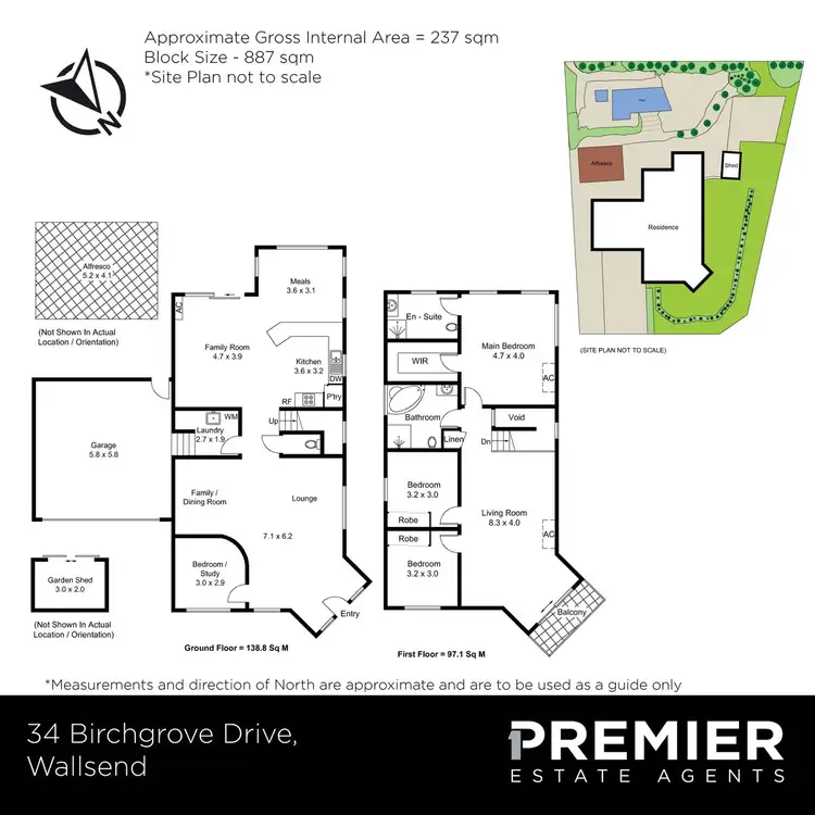Floorplan of Homely house listing, 34 Birchgrove Drive, Wallsend NSW 2287
