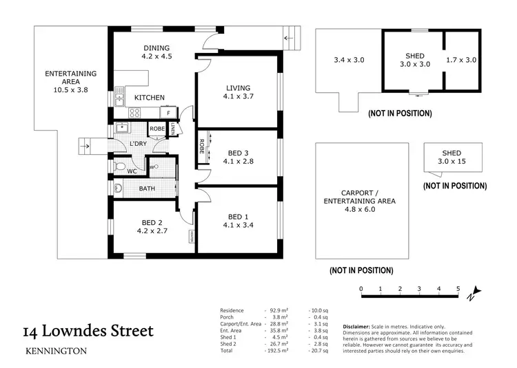 Floorplan of Homely house listing, 14 Lowndes Street, Kennington VIC 3550