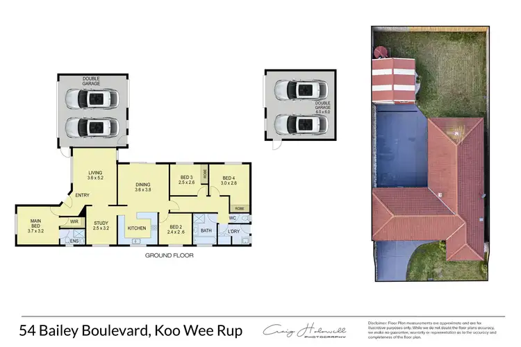 Floorplan of Homely house listing, 54 Bailey Boulevard, Koo Wee Rup VIC 3981