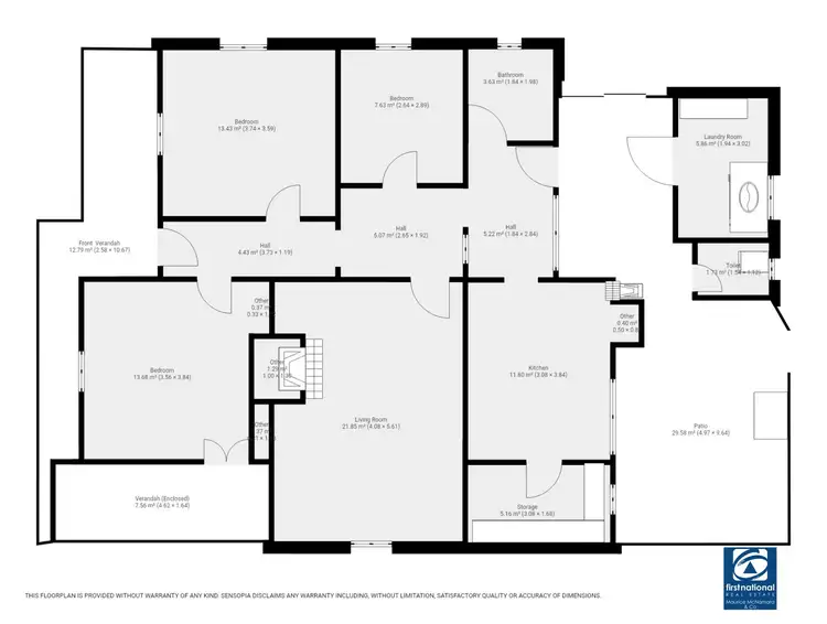Floorplan of Homely house listing, 7 Queen Street, Numurkah VIC 3636