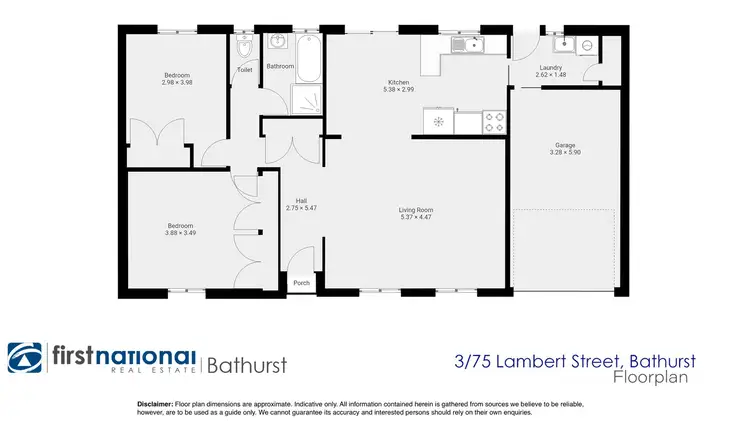 Floorplan of Homely house listing, 3/75 Lambert Street, Bathurst NSW 2795