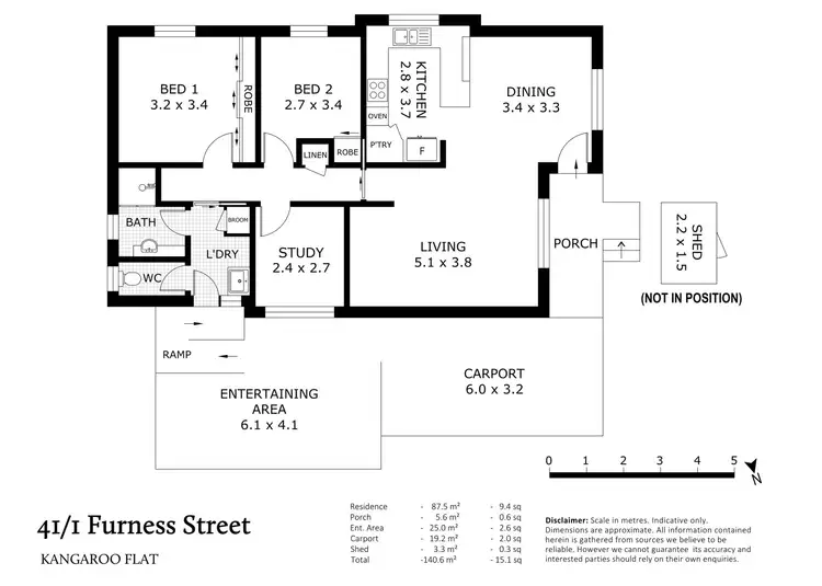 Floorplan of Homely retirement listing, 41/1-31 Furness Street, Kangaroo Flat VIC 3555