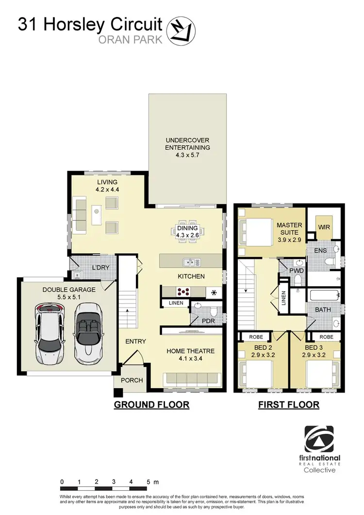 Floorplan of Homely house listing, 31 Horsley Circuit, Oran Park NSW 2570