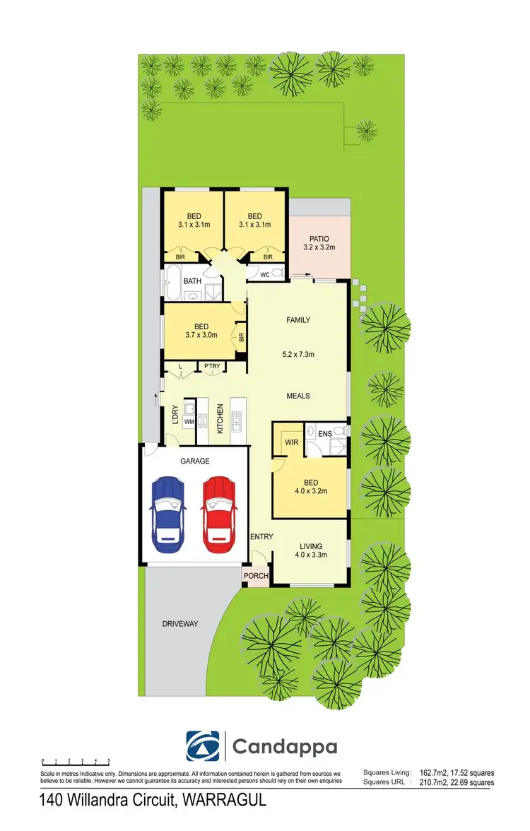 Floorplan of Homely house listing, 140 Willandra Circuit, Warragul VIC 3820
