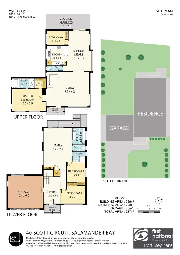 Floorplan of Homely house listing, 40 Scott Circuit, Salamander Bay NSW 2317