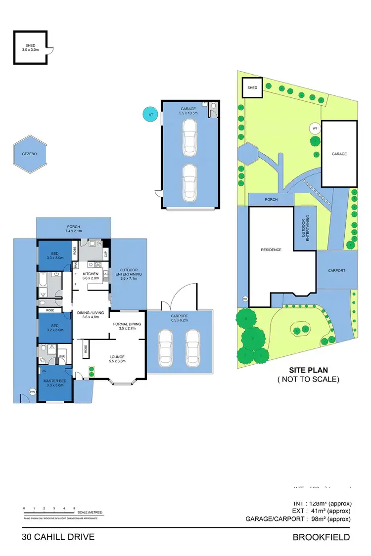 Floorplan of Homely house listing, 30 Cahill Drive, Brookfield VIC 3338