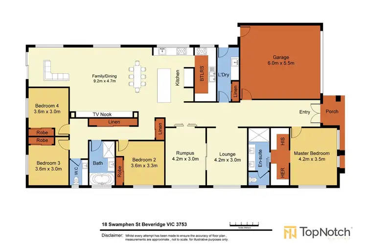 Floorplan of Homely house listing, 18 Swamphen Street, Beveridge VIC 3753