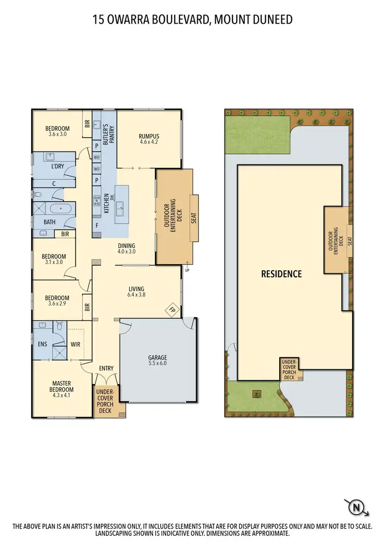 Floorplan of Homely house listing, 15 Owarra Boulevard, Mount Duneed VIC 3217