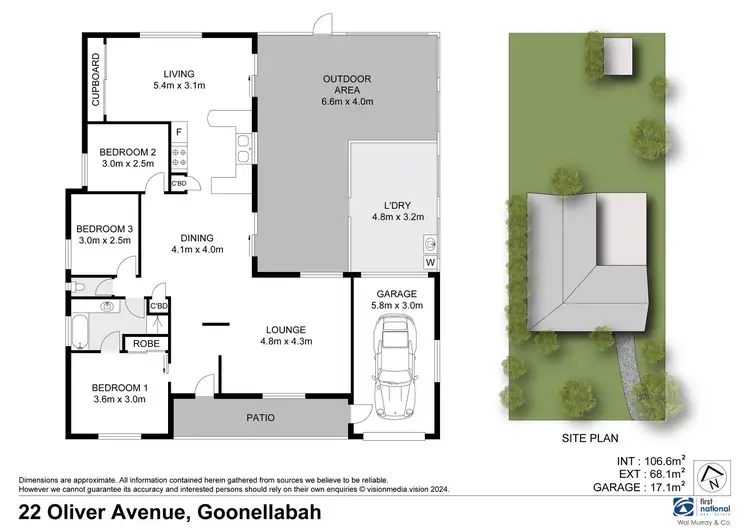 Floorplan of Homely house listing, 22 Oliver Avenue, Goonellabah NSW 2480