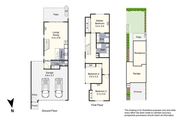 Floorplan of Homely townhouse listing, 39 Hardy Loop, Keysborough VIC 3173