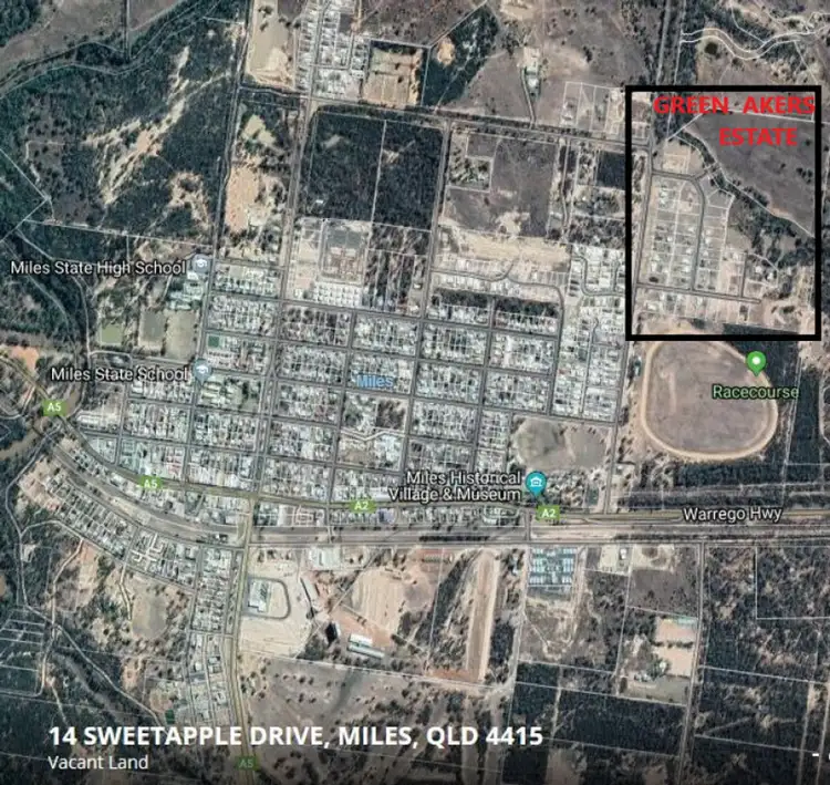 Floorplan of Homely land listing, 12 Sweetapple Drive, Miles QLD 4415