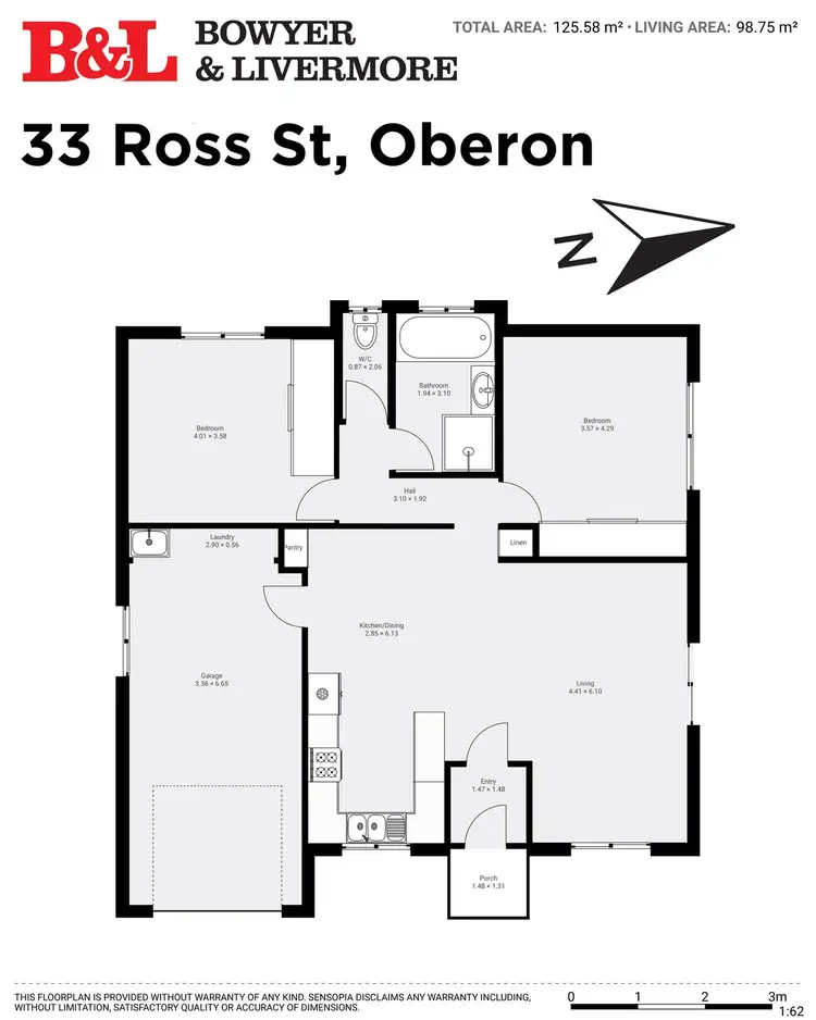 Floorplan of Homely house listing, 33A Ross Street, Oberon NSW 2787