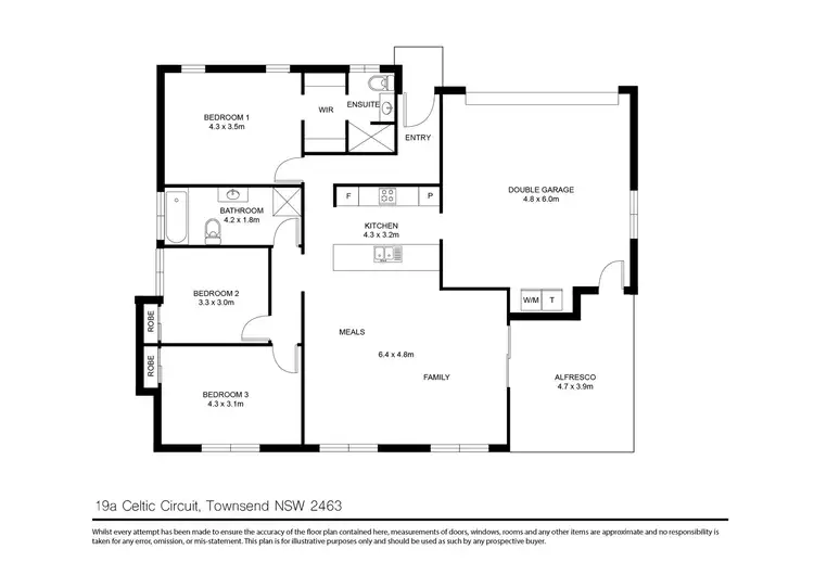 Floorplan of Homely house listing, 19A Celtic Circuit, Townsend NSW 2463