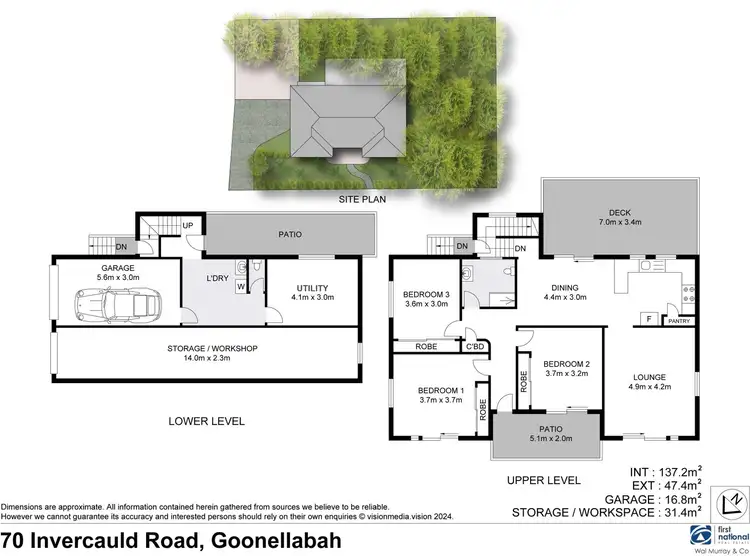 Floorplan of Homely house listing, 70 Invercauld Road, Goonellabah NSW 2480