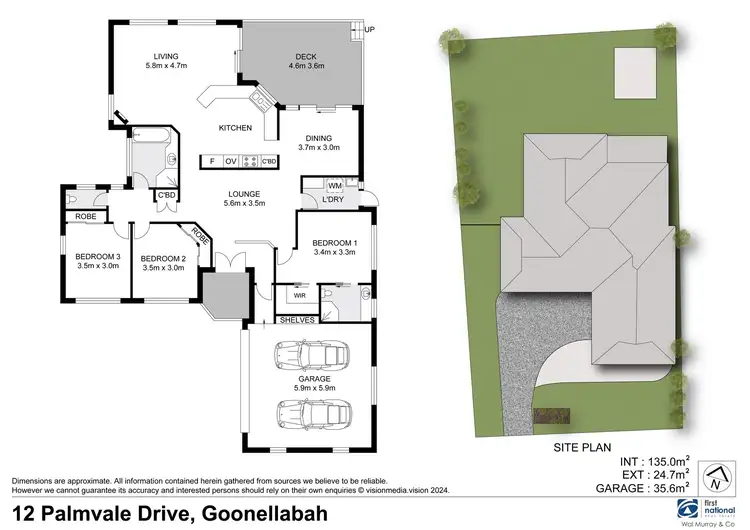 Floorplan of Homely house listing, 12 Palmvale Drive, Goonellabah NSW 2480