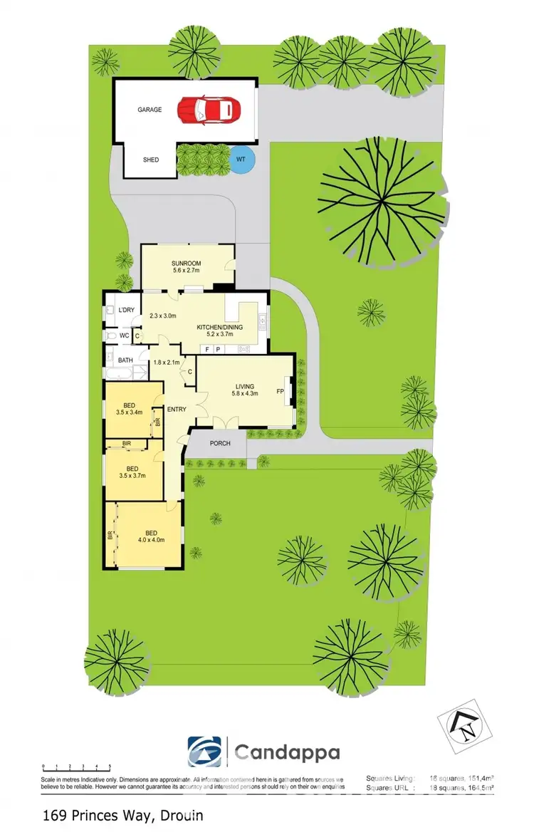 Floorplan of Homely house listing, 169 Princes Way, Drouin VIC 3818