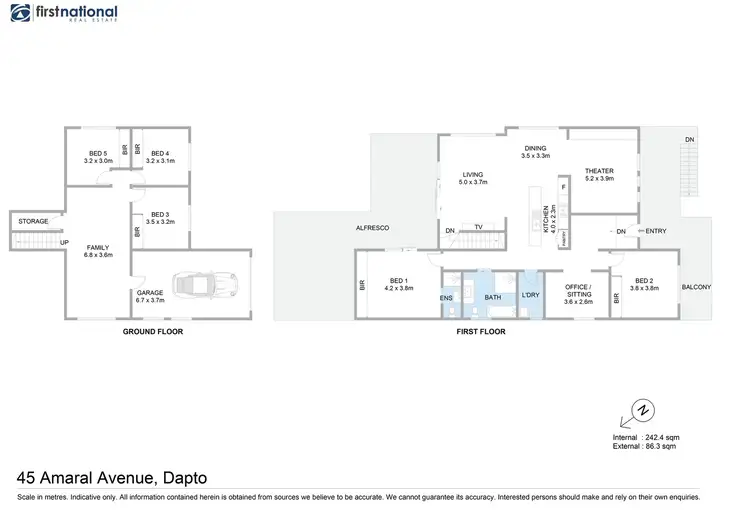 Floorplan of Homely house listing, 45 Amaral Avenue, Dapto NSW 2530