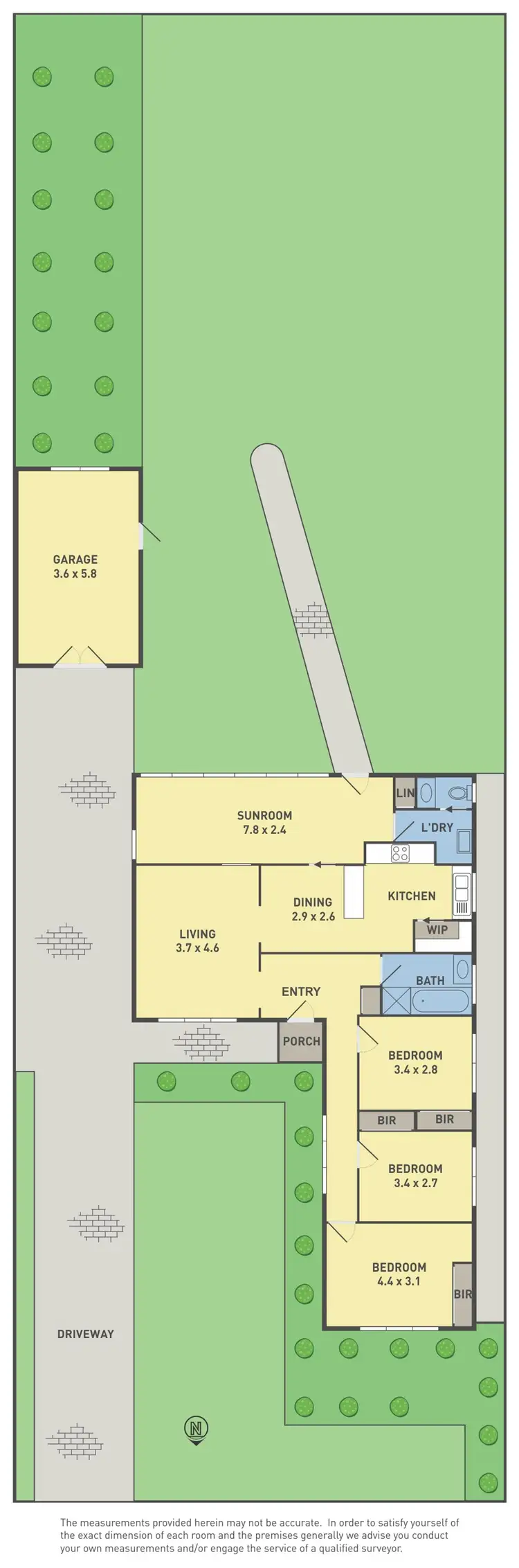 Floorplan of Homely house listing, 23 Poole Street, Deer Park VIC 3023