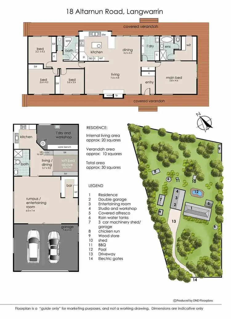 Floorplan of Homely rural property listing, 18 Altarnun Road, Langwarrin VIC 3910