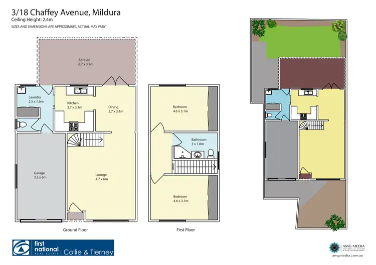 Floorplan of Homely townhouse listing, 3/18 Chaffey Avenue, Mildura VIC 3500