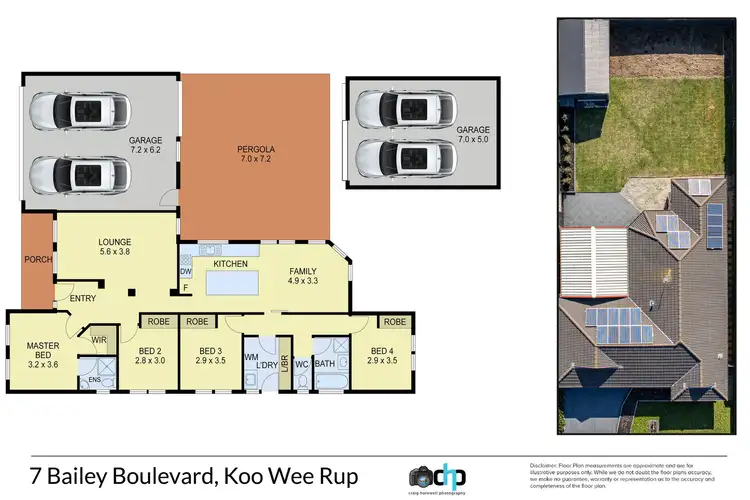 Floorplan of Homely house listing, 7 Bailey Boulevard, Koo Wee Rup VIC 3981