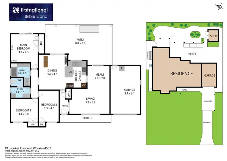 Floorplan of Homely house listing, 19 Brookes Crescent, Woorim QLD 4507