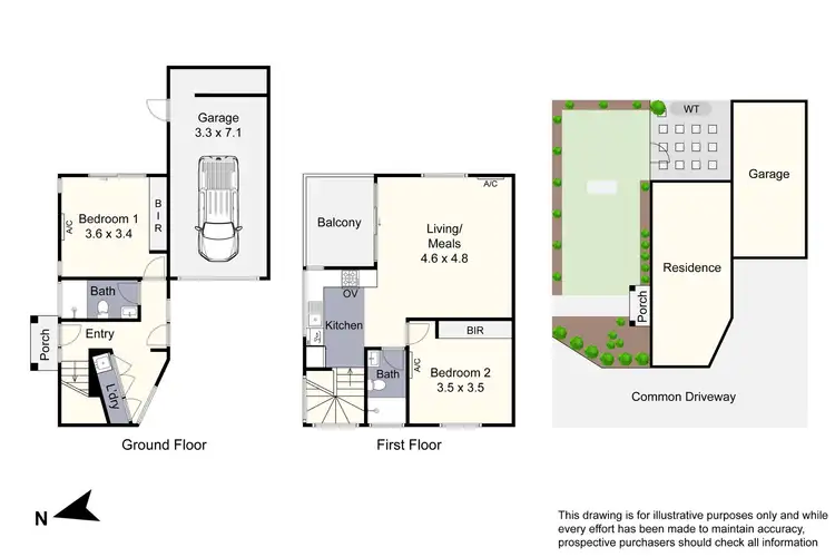 Floorplan of Homely house listing, 1/2 Mary Street, Springvale VIC 3171
