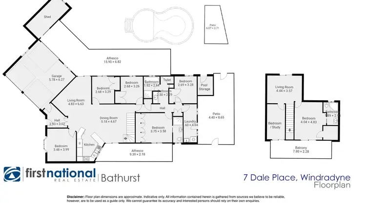 Floorplan of Homely house listing, 7 Dale Place, Windradyne NSW 2795