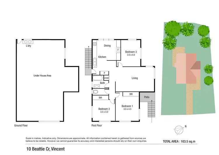 Floorplan of Homely house listing, 10 Beattie Crescent, Vincent QLD 4814