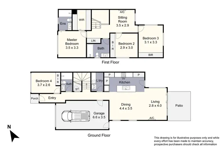 Floorplan of Homely house listing, 40 Billy Buttons Drive, Narre Warren VIC 3805