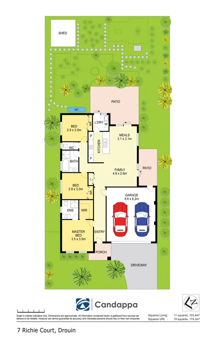 Floorplan of Homely house listing, 7 Richie Court, Drouin VIC 3818