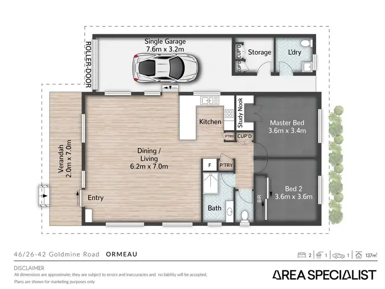 Floorplan of Homely house listing, 46/26-42 Goldmine Road, Ormeau QLD 4208