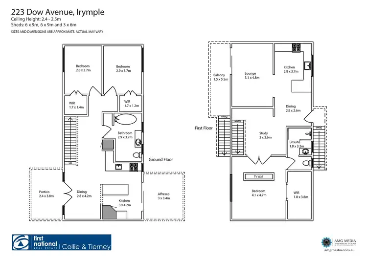 Floorplan of Homely house listing, 223 Dow Avenue, Irymple VIC 3498
