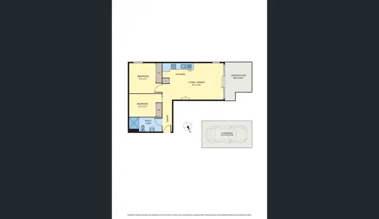 Floorplan of Homely apartment listing, 602/10 Trenerry Crescent, Abbotsford VIC 3067