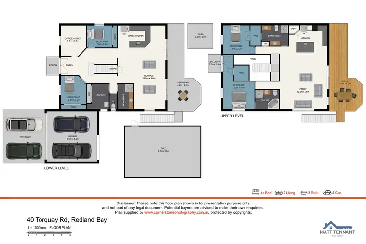 Floorplan of Homely house listing, 40 Torquay Road, Redland Bay QLD 4165