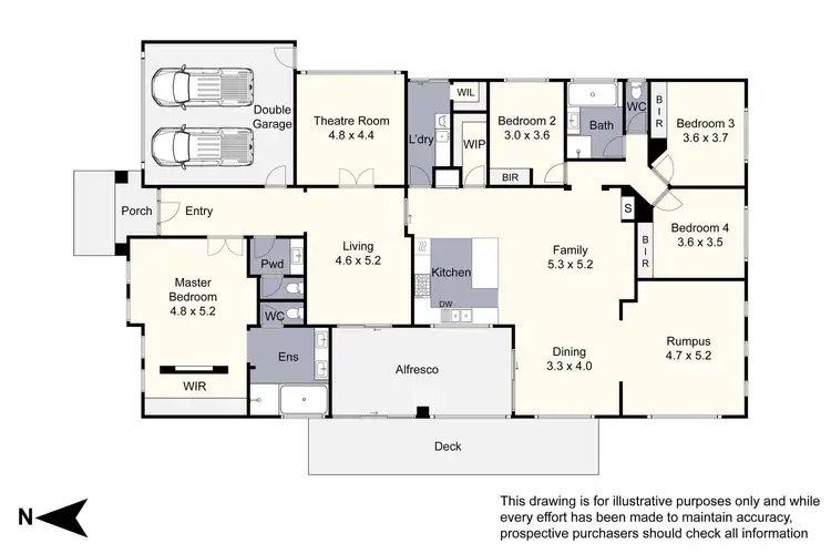 Floorplan of Homely house listing, 13 Tamarind Close, Keysborough VIC 3173